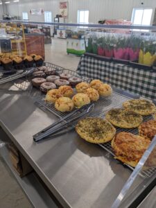 A selection of fresh baked goods